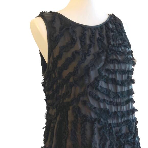 Y2k Thread Social Silk Babydoll Mini Dress, Size 6 - Picture 3 of 5